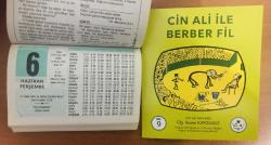 6 Haziran 2002 hediyelik orijinal Semerkand takvim yaprağı (Cin Ali kitabı hediyeli:)
