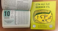 10 Haziran 2002 hediyelik orijinal Semerkand takvim yaprağı (Cin Ali kitabı hediyeli:)