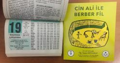 19 Haziran 2002 hediyelik orijinal Semerkand takvim yaprağı (Cin Ali kitabı hediyeli:)