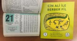 21 Haziran 2002 hediyelik orijinal Semerkand takvim yaprağı (Cin Ali kitabı hediyeli:)