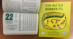 22 Haziran 2002 hediyelik orijinal Semerkand takvim yaprağı (Cin Ali kitabı hediyeli:)