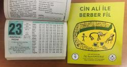 23 Haziran 2002 hediyelik orijinal Semerkand takvim yaprağı (Cin Ali kitabı hediyeli:)