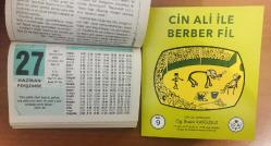 27 Haziran 2002 hediyelik orijinal Semerkand takvim yaprağı (Cin Ali kitabı hediyeli:)