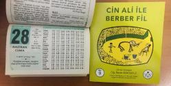 28 Haziran 2002 hediyelik orijinal Semerkand takvim yaprağı (Cin Ali kitabı hediyeli:)