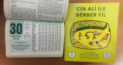 30 Haziran 2002 hediyelik orijinal Semerkand takvim yaprağı (Cin Ali kitabı hediyeli:)