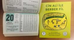 20 Mayıs 2002 hediyelik orijinal Semerkand takvim yaprağı (Cin Ali kitabı hediyeli:)