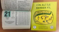 21 Mayıs 2002 hediyelik orijinal Semerkand takvim yaprağı (Cin Ali kitabı hediyeli:)