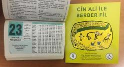 23 Mayıs 2002 hediyelik orijinal Semerkand takvim yaprağı (Cin Ali kitabı hediyeli:)