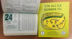24 Mayıs 2002 hediyelik orijinal Semerkand takvim yaprağı (Cin Ali kitabı hediyeli:)