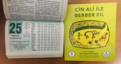 25 Mayıs 2002 hediyelik orijinal Semerkand takvim yaprağı (Cin Ali kitabı hediyeli:)