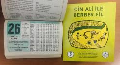 26 Mayıs 2002 hediyelik orijinal Semerkand takvim yaprağı (Cin Ali kitabı hediyeli:)