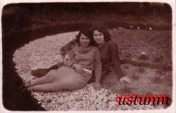 1931 TARİHLİ İKİ KIZ FOTOĞRAFI...