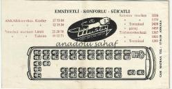 Otobüs Bileti: Ulusoy Turizm Seyahat Yolcu Bileti