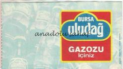 Otobüs Bileti: Kamil Koç Otobüs Terminali İşletmeleri Yolcu Bileti No. 098997 - 58. Hizmet Yılı / Bursa Uludağ Gazozu Reklamlı 1984