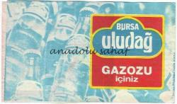 Otobüs Bileti: Kamil Koç Otobüs Terminali İşletmeleri Yolcu Bileti No. 49448 - 57. Hizmet Yılı / Bursa Uludağ Gazozu Reklamlı 1983