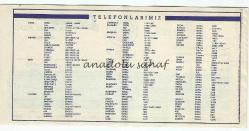 Otobüs Bileti: Kamil Koç Terminal İşletmeleri Yolcu Bileti No. 195358 - 62. Hizmet Yılı