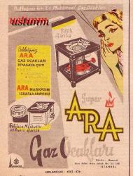 SÜPER ARA GAZ OCAKLARI, ESKİ REKLAM...