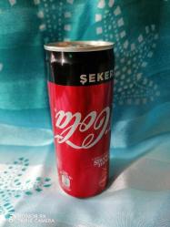 YAZISI TERS BASILMIŞ ŞEKERSİZ COCA-COLA....