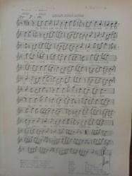 98 Sayfa nota bilgisi içeren Türk Sanat Müziği Besteleri-Büyük Boy Teksirle çoğaltılmış-1970