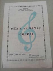 Müzik- Eskişehir Halk Eğitim Merkezi Korosu Program ve Davetiye