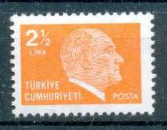 1981 ATATÜRK SÜREKLİ POSTA PULU TEMMUZ.