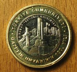 Efemera - GAZİLİK UNVANI 100.YIL GAZİANTEP 1 LİRA - kitantik - kitaLog