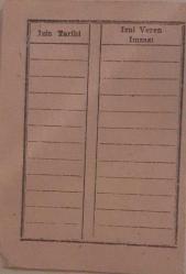 ASKER İÇİN ŞEHİR İÇİ İZİN BELGESİ - 1983