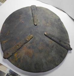 R27-OSMANLI DAMGALI BAKIR TERAZİ KEFESİ