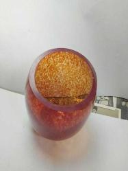 RF25--EL YAPIMI MURANO TARZI CAM VAZO