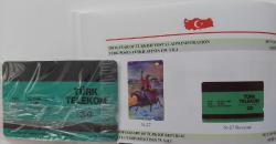 1998 TÜRK POSTA TEŞKİLATININ 158.YILI ORJİNAL 30 LUK NADİR TELEFON KARTI 1A2B3C ÇOK NADİR