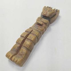 K8--AHŞAP EL YAPIMI YAŞLI GUETEMALA TOTEM