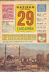 Efemera - 29 Haziran 1983 Takvim Yaprağı - Doğum Günü Hediyesi   EFM(N)9024 - kitantik - kitaLog