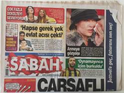 Efemera - Sabah Gazetesi 7 Şubat 2009 - Annesi Emral Avşar'ı Kaybeden Hülya Avşar Cenaze Töreninde Gözyaşların - kitantik - kitaLog