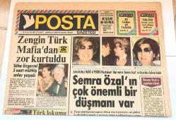 Efemera - Posta Gazetesi 24 Mayıs 1984 - Semra Özal'ın Çok Önemli Bir Düşmanı Var GZ1866 - kitantik - kitaLog