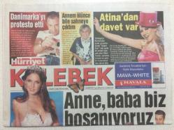Efemera - Hürriyet Gazetesi Kelebek 9 Mart 2006  - Cem Cantaş İle Tuba Ünsal Boşanıyor  GZ27035 - kitantik - kitaLog