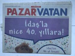 Efemera - Vatan Pazar Gazetesi 18 Eylül 2005 - Yaşar Kemal Yazıyor GZ8587 -  kitantik - kitaLog