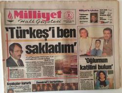 Efemera - Milliyet Halk Gazetesi 8 Aralık 1992  - 12 Eylül Döneminde Alparslan Türkeş'i Anaptan Halil Şıvgın S - kitantik - kitaLog