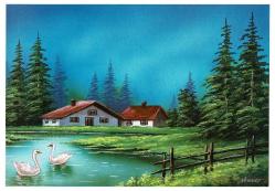 Efemera - Manzara Temalı Büyük Boy Kartpostal KRT9231 - kitantik - kitaLog