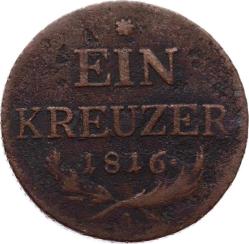 Efemera - Avusturya 1 Kreuzer 1816 Temiz YMP2089 - kitantik - kitaLog