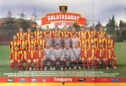 Efemera - Galatasaray Futbol Takımı Posteri 2002-2003. - kitantik - kitaLog