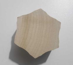 Ahşap Baskı - Ihlamur Baskı Buz Kristali Deseni