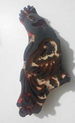 Ahşap Baskı - Ihlamur Baskı Zümrüdü Anka Kuşu Deseni