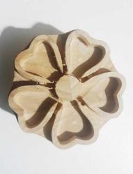 Ahşap Baskı - Ihlamur Baskı Şans Yoncası Dört Yapraklı Yonca Deseni