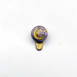 İzmir Atatürk Lisesi mineli pabuçlu rozet