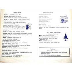 Akyol Tur Turizm ve Seyahat Acentesi Tur programları - Efemera