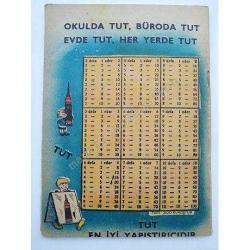 Lise defteri / Tut yapıştırıcı reklamlı - Defter
