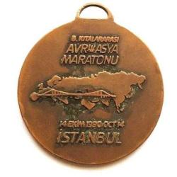 Akbank İstanbul Büyükşehir Belediyesi - Avrasya maratonu 1990 / Bronz Madalya