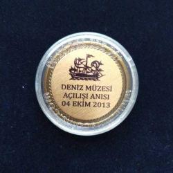 Deniz Müzesi Açılışı Anısı 04 Ekim 2013 - Hatıra para
