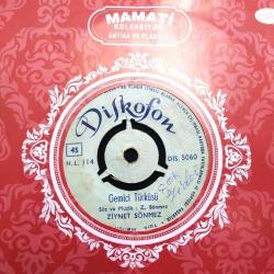 Efemera - Gemici türküsü Şapkamın tereyi düz  - Ziynet SÖNMEZ / Plak - kitantik - kitaLog