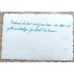 İnönü Lisesi mezunları 1942 Futbol takımı - 6x9 cm  Fotoğraf